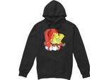 Spongebob Squarepants - Felpa Con Cappuccio "Head Out Meme"" Per Uomo TV8848 (L) (Nero)"