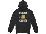 Spongebob Squarepants - Felpa Con Cappuccio "Before Coffee Meme"" Per Uomo TV8855 (Xxl) (Nero)"