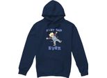 South Park - Felpa Con Cappuccio Da Uomo "Best Dad Ever"" - Festa Del Papà TV9246 (Xl) (Navy)"