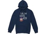 South Park - Felpa Con Cappuccio "Stan Kicks Ass"" Da Uomo TV9282 (M) (Navy)"