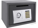 Cassaforte Elettronica Digitale, Doppio Meccanismo Di Chiusura, Solida Struttura In Acciaio, Grigio 16L