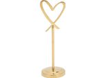 Porta Numeri Da Tavolo, A Forma Di Cuore, Oro, 4,9X15,6X4,9Cm, Per Matrimoni, Ufficio, Porta Segnaposto, Robusto