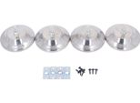 4 Pc Biliardo Tavolo Da Biliardo - Gamba Passo 5 Pollici Regolabile Ad Alte Prestazioni Livello -Riser Per Calcio Ping Pong