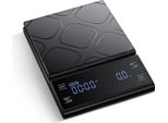 Inf Bilancia Da Caffè Ricaricabile Nera E70 Con Timer 5 Kg/0,1 G