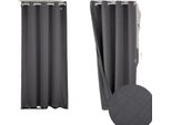 Inf Tenda Da Esterno Impermeabile Goffrata Grigio Scuro M
