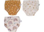 3Pcs Bambini Assorbente Formazione Pantaloni Riutilizzabile Lavabile 6 Strati Garza Traspirante Duro Isolamento Pipì Biancheria Intima Tipo 1 1