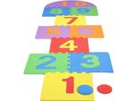 Bambini Gigante Hopscotch Mat Gioco Bambini Morbido Eva Schiuma Ad Incastro Piastrelle Indoor Outdoor Giardino Famiglia Giocattolo All'aperto