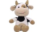 Mucca Peluche Peluche Carino Animale Cartone Animato Vitello Bambola Per Bambini Regalo Di Compleanno30 Cm