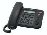 Panasonic KX-TS580EX1 Telefono Fisso Nero Lcd Vivavoce Identificatore Chiamata