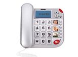 Brondi Super Bravo Plus Telefono Analogico Bianco Con Identificatore Chiamata E Tasti Grandi