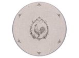 Piattino Clayre & Eef Ø 33 Cm Gallo In Plastica Beige