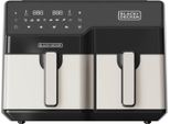 Black & Decker BXAF9000E Double 9 L Stand-Alone 2500 W Hot Air Fryer Black, Stainless Steel