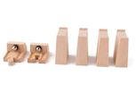 Accessori Per Binari Woody - Set Di Binari Esteso: Fermi Magnetici, Blocchi