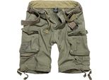 Brandit Savage Vintage Worker Cargo Army Shorts Oliv - 3XL