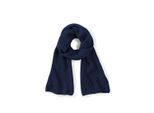 Beechfield B469 | Metro Knitted Scarf / Sciarpa Invernale Da Uomo - Colore: French Navy - Taglia: Unica