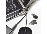 Compulocks Cl20T-Xtrap - Chiave Piatta - Acciaio - Nero - Argento