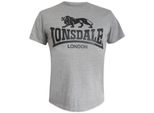 Maglietta Uomo Regular Fit Logo Marl Grey L Lonsdale