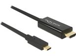 Delock 85260 Usb Kabel Delock C -> HDMI-A 4K 30Hz St/St 3.00M Sw
