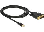 Delock Kabel Mini Dp 1.1 -> Dvi (24+1) St/St 2.0M Schwarz