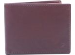 Esquire Pelle Portafoglio Dallas Wallet Horizontal Classic Brown Marrone