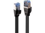 Lindy Patchkabel Cat6A U/Ftp Flachband Schwarz 5.00M