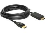 Delock 85319 Delock Displayport Kabel Dp -> Hdmi St/St 4K 5.00M Schwarz