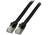 Efb K5545SW.1 Efb RJ45 Flachpatchkabel U/Ftp, Cat.6A, Pvc, 1M, Schwarz