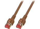 Efb K5517.0,25 Efb RJ45 Patchkabel S/Ftp, Cat.6, Lszh, 0,25M, Braun