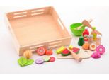 Set Da Insalata In Legno Con Vassoio