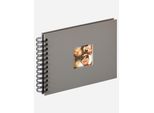 Walther Album A Spirale Fun Grigio 23X17 Cm 40 Pagine Nere