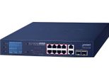 Planet GSD-1222VHP - Switch - Non Gestito - 8 X 10/100/1000 (Poe+) + 2 X 10/100/1000 + 2 X 1000Base-X Sfp - Desktop - Poe