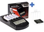 Batteria Kraftmax BC-4000 Pro E Caricatore Usb + 4X Batterie Lsd Plus Micro Aaa 930Mah + Scatola