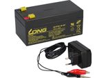 Batteria Agm Blei 12V 3,3Ah + Ladeger