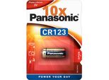 10X Panasonic CR123AL/1BP Photobatterie CR123 1400Mah Ultra Lithium