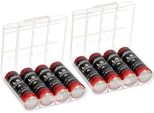 8X Batteria Kraftmax Al Litio 3,6V ER14505 LS14500 Aa - Cella + 2X Scatola Mignon