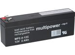 Batteria Al Piombo Multipower MP2.4-12C 12V / 2,4Ah A Prova Di Ciclo