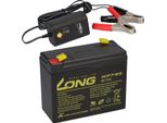 Batteria Agm A Piombo 6V 7Ah WP7-6S Compatibile Con Ups Lead Gel + Caricatore
