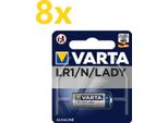 8X Varta Professional Electronics 4001 Lady Batterie 1Er Blister