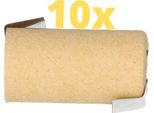 10X Batteria Ricaricabile Ad Alte Prestazioni Xcell Sub-C Con Etichetta A Saldare Z - 1,2V 3000 Mah Ni-Mh