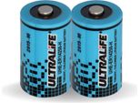 2X Batteria Ultralife Al Litio 3,6V Ls 14250 - 1/2 Aa - UHE-ER14250 Li-Socl2
