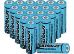 20X Batteria Ultralife Al Litio 3,6V LS14500 - Aa - UHE-ER14505 LS14500 Li-Socl2