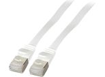 Efb K5545WS.1,5 Efb RJ45 Flachpatchkabel U/Ftp, Cat.6A, Pvc, 1,5M, Weiß