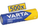 500X Mignon Aa LR6 - Batteria Alcalina Varta Industrial 4006 1,5V 2950 Mah