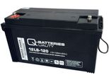 Q-Batteries 12LS-120 / 12V - Batteria Al Piombo 128Ah Tipo Standard Agm 10 Anni