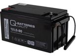 Q-Batteries 12LS-80 / 12V - 82Ah Batteria Al Piombo Di Tipo Standard Agm - Tipo 10 Anni