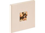 Walther Album Fotografico Fun 26X25 Cm Sabbia 40 Pagine Bianche