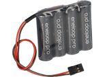 Pacco Batteria Eneloop 4,8V / 2500Mah - F1X4 Adatto Per Cella Graupner Aa, HR-3UWX-4BP