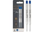 Parker 1950373 Parker Kugelschreibermine Quinkflow Blau M 2Er Blister