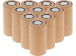 10 Pezzi Panasonic Batteria Sub-C 1.2V 3000Mah PBK300SCEY1 Involucro Di Cartone