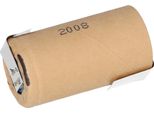Panasonic Batteria Sub-C 1.2V 3000Mah PBK300SCEY1 Pp Cartone Giacca Z Etichetta Di Saldatura